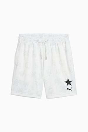 Ghana All-Over Print 6" Shorts Unisex, PUMA White-PUMA Black, extralarge-GBR